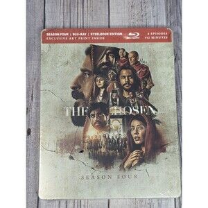 THE CHOSEN SEASON 4 BLU-RAY STEEL BOOK EDITION + EXCLUSIVE ART PRINT - SEALED